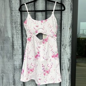 Love Shack Fancy Astoria Dress Magenta Glow